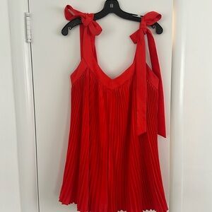 Keepsake Orange Tie Romper